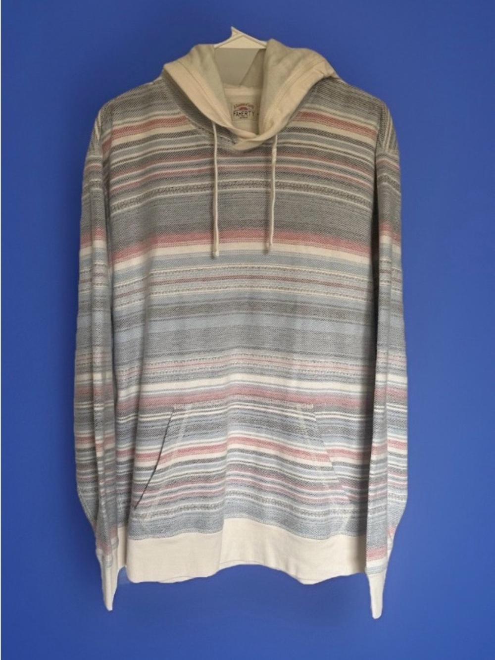 FAHERTY  Byron Bay Men’s Drawstring Hoodie/Top Organic Cotton~XL